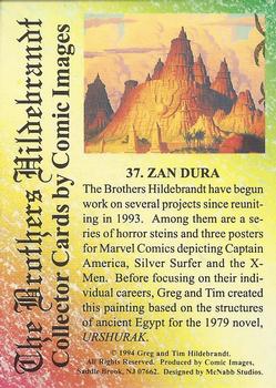 1994 Comic Images Hildebrandt Brothers III #37 Zan Dura Back
