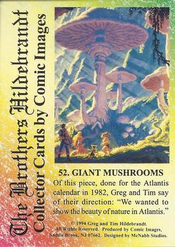 1994 Comic Images Hildebrandt Brothers III #52 Giant Mushrooms Back