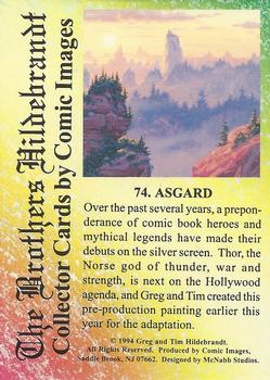 1994 Comic Images Hildebrandt Brothers III #74 Asgard Back