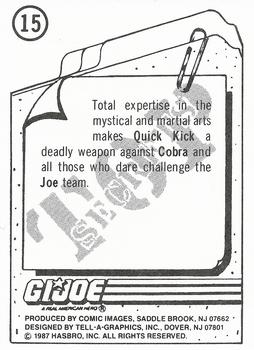 1987 Comic Images G.I. Joe #15 Quick Kick Back