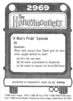 1988 Comic Images The Honeymooners #39a 