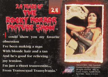 1995 Comic Images 20 Years of the Rocky Horror Picture Show #28 