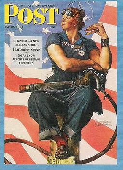 1993 Comic Images Norman Rockwell Saturday Evening Post #10 Rosie the Riveter Front
