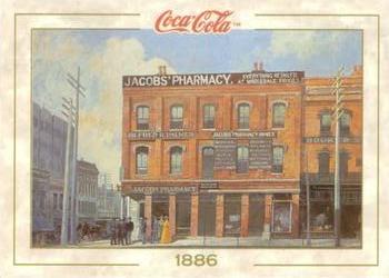 1993 Collect-A-Card Coca-Cola Collection Series 1 #2 Jacobs' Pharmacy Front