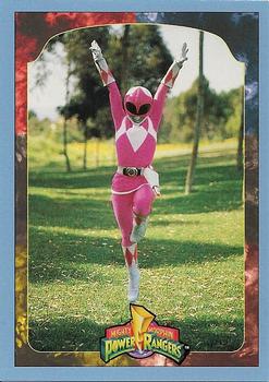 1994 Collect-A-Card Mighty Morphin Power Rangers (Walmart) #120 The Pink Ranger Front