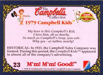 1995 Collect-A-Card Campbell’s Soup Collection #23 1979 Campbell Kids Back