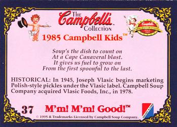 1995 Collect-A-Card Campbell’s Soup Collection #37 1985 Campbell Kids Back