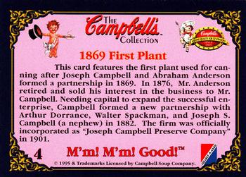 1995 Collect-A-Card Campbell’s Soup Collection #4 1869 First Plant Back