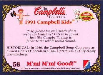 1995 Collect-A-Card Campbell’s Soup Collection #56 1991 Campbell Kids Back