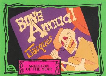 1990 Dart Beetlejuice #60 Skeleton of the Year Front