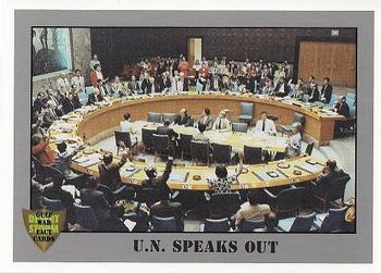 1991 Dart Gulf War Facts #7 U.N. Speaks Out Front