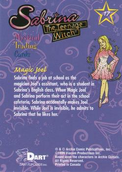 1999 Dart Sabrina the Teenage Witch #17 Magic Joel Back