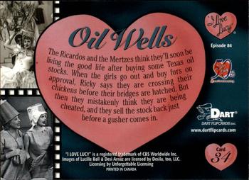 2001 Dart I Love Lucy 50th Anniversary #34 Oil Wells Back