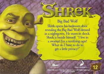 2001 Dart Shrek #12 Big Bad Wolf Back
