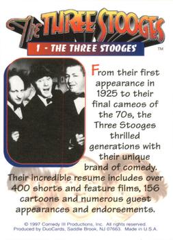 1997 DuoCards The Three Stooges #1 The Three Stooges Back