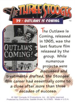 1997 DuoCards The Three Stooges #39 Outlaws Is Coming Back