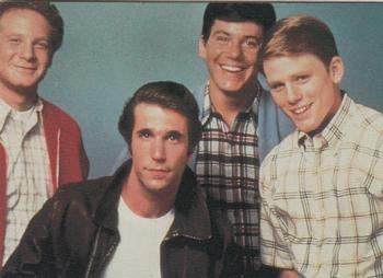 1998 DuoCards Happy Days Collection #59 Fonz and His Pals Front
