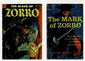 1998 DuoCards The Mask of Zorro #7 A Pair of Dell Book Covers Front