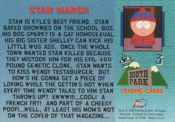 1998 Comic Images South Park #3 Stan Marsh Back