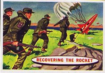 1957 Topps Space #4 Recovering The Rocket Front