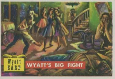 1956 Topps Round Up (R712-3) #35 Wyatt's Big Fight Front