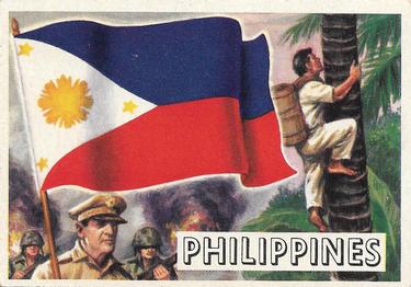 1956 Topps Flags of the World (R714-5) #41 Philippines Front