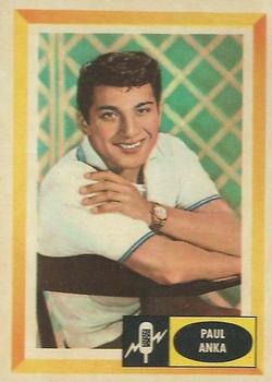 1960 Fleer Spins and Needles #7 Paul Anka Front