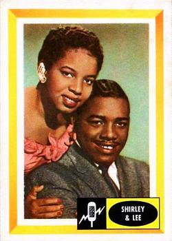 1960 Fleer Spins and Needles #71 Shirley & Lee Front