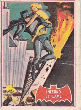 1966 Topps Batman Series A (Red Bat Logo) #40A Inferno of Flame Front