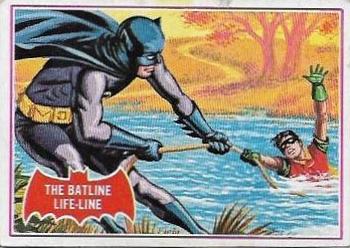 1966 Topps Batman Series A (Red Bat Logo) #7A The Batline Life-Line Front