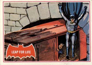 1966 Topps Batman Series A (Red Bat Logo) #19A Leap for Life Front