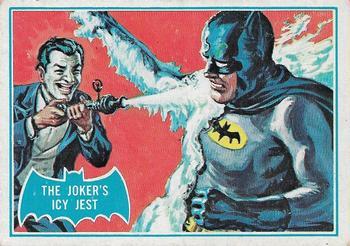1966 Topps Batman Series B (Blue Bat Logo, Puzzle Back) #1B The Joker's Icy Jest Front