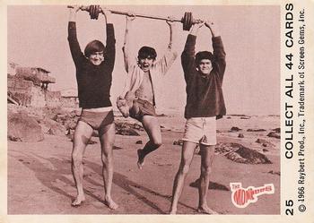1966 Donruss The Monkees #25 Peter Tork / Davy Jones / Micky Dolenz Front