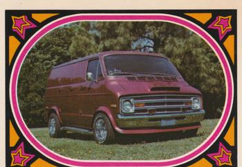 1975 Donruss Truckin' #3 1974 Dodge van Front