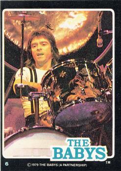 1979 Donruss Rock Stars #6 The Babys (Tony Brock) Front