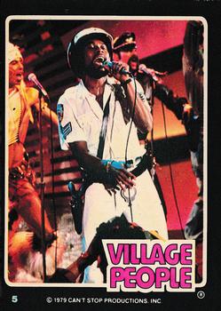 1979 Donruss Rock Stars #5 Village People (Victor Willis) Front