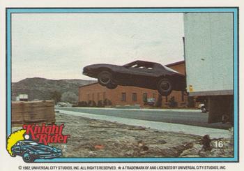 1983 Donruss Knight Rider #16 (puzzle column 5 row 5) Front