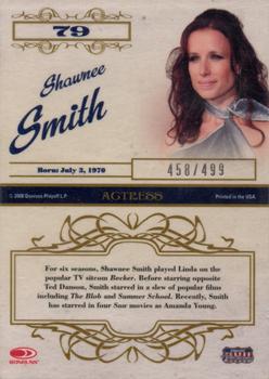 2008 Donruss Americana Celebrity Cuts #79 Shawnee Smith Back