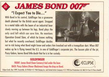 1993 Eclipse James Bond Series 1 #62 
