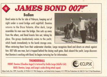 1993 Eclipse James Bond Series 1 #98 Bedlam Back