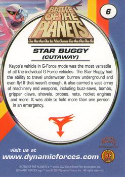 2002 Dynamic Forces Battle of the Planets #6 Star Buggy (cutaway) Back