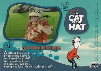 2003 Comic Images The Cat in the Hat #9 In Stealth Mode Back