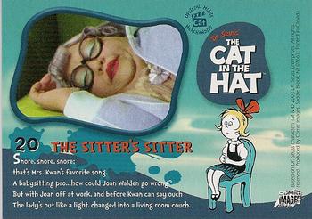2003 Comic Images The Cat in the Hat #20 The Sitter's Sitter Back
