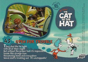 2003 Comic Images The Cat in the Hat #43 Open for Trouble Back