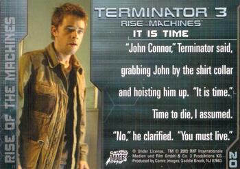 2003 Comic Images Terminator 3 #20 It Is Time Back