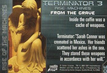 2003 Comic Images Terminator 3 #30 From the Grave Back