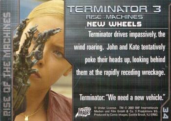 2003 Comic Images Terminator 3 #34 New Wheels Back