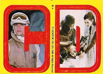 1980 O-Pee-Chee The Empire Strikes Back - Stickers #8 C D Front