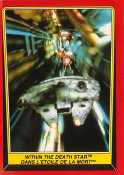 1983 O-Pee-Chee Star Wars: Return of the Jedi #125 Within the Death Star Front