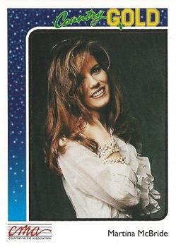 1992 Sterling Country Gold #37 Martina McBride Front